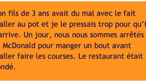 Illustration : "Cette maman ne s'attendait pas à ce que son fils l'humilie de cette manière en allant au restaurant !"