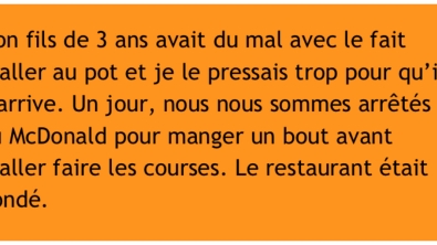 Illustration : Cette maman ne s'attendait pas à ce que son fils l'humilie de cette manière en allant au restaurant !