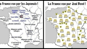 Illustration : "21 cartes qui nous montrent la France vue par différentes personnes… Vive les clichés !"