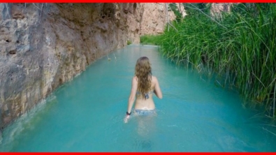 Illustration : "Vous connaissez les chutes d'Havasu ? Vous devez absolument vous y rendre avant de mourir..."