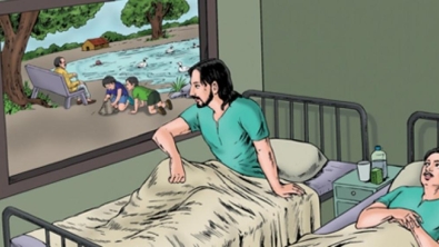 Illustration : "Il suffit d'une minute pour lire ce texte, mais il risque de changer votre façon de voir la vie pour toujours !"