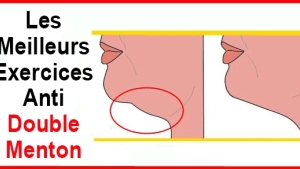 Illustration : "Faites disparaître votre double menton en 5 exercices !"