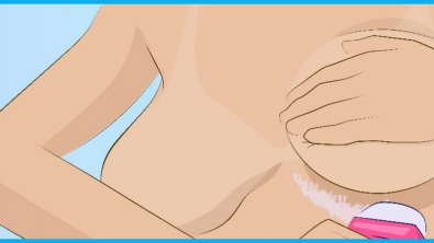 Illustration : "Après avoir lu ceci, vous placerez notamment votre déo directement sous vos seins pour éviter la transpiration !"