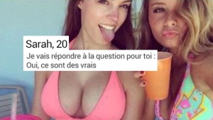 Illustration : "12 filles avec un profil Tinder original"