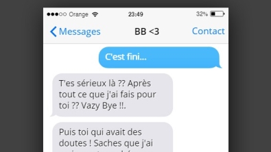 Illustration : Les 12 pires façons de rompre par SMS