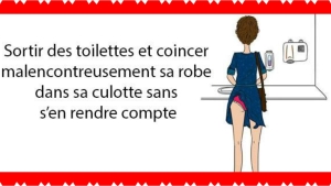 Illustration : "Seule une femme pourra comprendre ces 10 situations aussi gênantes que redoutées..."