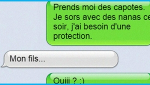 Illustration : "Qui a dit que les parents étaient à la traîne au niveau des « sms » ? En voici 8 qui prouvent le contraire en faisant bien mieux que leurs enfants !"