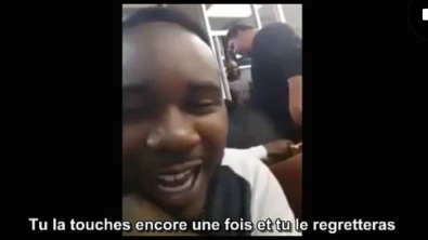Illustration : "Un lâche frappe sa femme au restaurant ce qui déplait fortement a un client costaud qui le calme très vite ! Enfin quelqu'un qui réagit..."