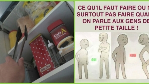 Illustration : "19 injustices qui arrivent principalement aux filles de petite taille... Les autres ne peuvent pas tout comprendre..."