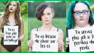 Illustration : "« Vous ne devez la beauté à personne » : Le slogan d'une campagne pour dénoncer la pression que subissent les femmes sur leur physique..."