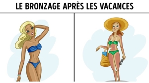 Illustration : "Si on se fie à ces 12 illustrations, il y a deux types de femmes ! Vous êtes de quel côté ?"