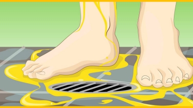 Illustration : "Même si vous trouvez ça répugnant, vous devez faire pipi dans votre douche ! Voici pourquoi :"