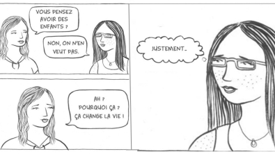 Illustration : "NON, ce n'est pas anormal ou honteux de ne pas vouloir d'enfants ! Cette illustratrice va vous le prouver !"