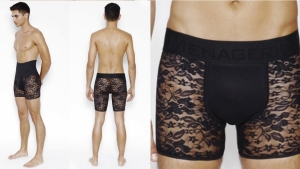 Image illustrant l'article De la lingerie en dentelle conçue juste pour les hommes, ça vous intéresse ?