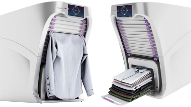 Illustration : "Marre de repasser et plier vos vêtements ? Cette machine le fait en 1 minute...et elle les parfume !"