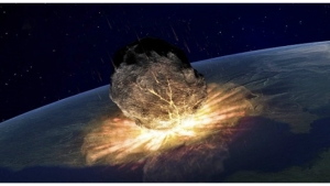 Illustration : "Un astéroïde frappera la Terre le mois prochain et de dangereux tsunamis sont à prévoir, cet astronome l'affirme !"