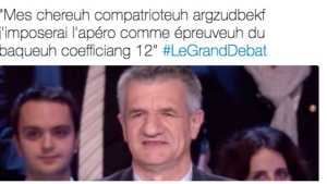 Illustration : "Top 11 des meilleures réactions concernant le grand débat des présidentielles !"