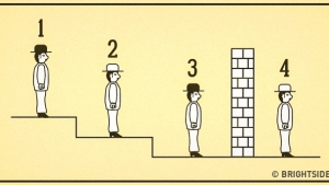 Illustration : "La moitié des gens n'arrive pas à résoudre ces deux questions... Pourtant c'est censé être logique !"