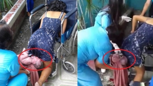 Image illustrant l'article Une sans-abri accouche devant un hôpital qui vient de refuser de l'aider parce qu'elle n'a pas d'argent... 