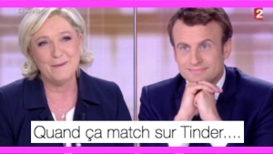 Illustration : "Les meilleures réactions autour du débat Macron / Le Pen"