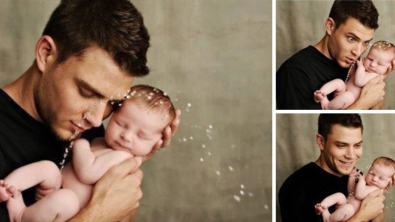 Illustration : 20 photos de papas heureux de passer un moment avec leur bébé...