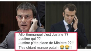 Image illustrant l'article "En marche" Vers Le Fou Rire, Valls Rejoint Macron Et Le Web S'amuse...