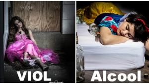 Illustration : "Trafics, viols, addictions et autres, quand les problèmes de la vie touchent les princesses Disney..."