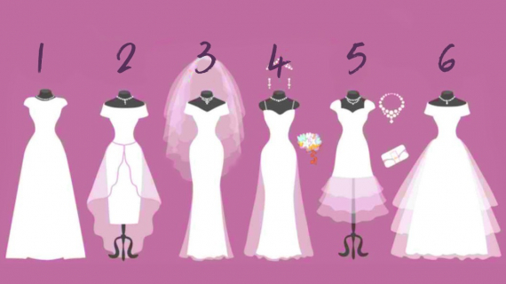Illustration : Test de personnalité : la robe de mariée de votre choix révèlera votre âme sœur